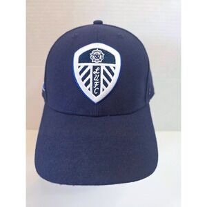 Leeds United FC 47 Brand Navy Blue Adjustable Hat LUFC Soccer Cap OSFA